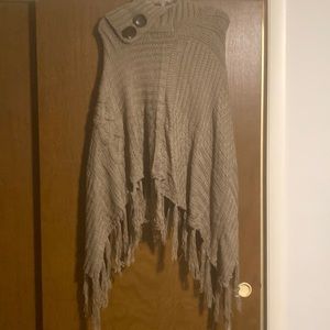 Sweater poncho